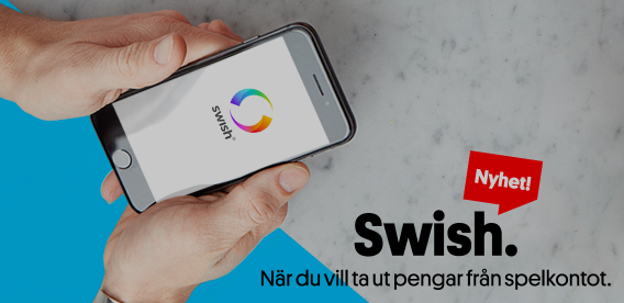 Svenska Spel nu med uttag via Swish