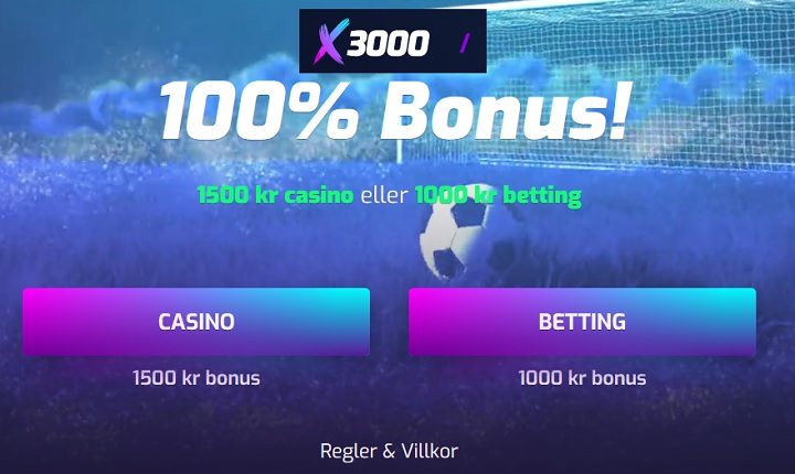 X3000 bonus