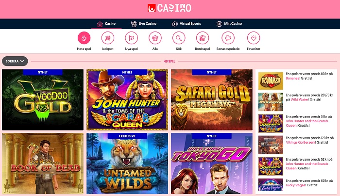 Svenska Spel casino bonus