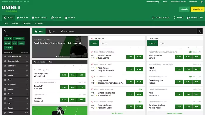 Unibet oddsbonus